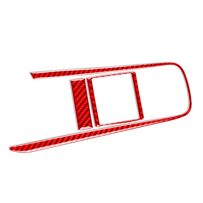 Red Gear Shift Console Panel Cover Trim For Lexus RC300 RC350 RC200T 2015-2022