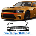 Front Upper Hood Bumper Grille for Dodge Charger (2015–2023) Black