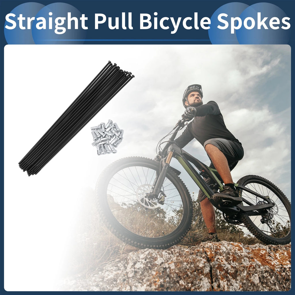 Bicycle Wheel Spokes Straight Pull 177mm for 14G 20 Pack (Any Check fitment before purchase) (2000–2026)
