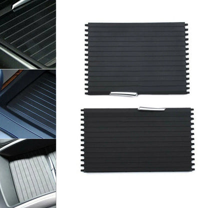 2Pcs Center Console Storage Lid Roller Cover for BMW X5 X6 (2007–2014)