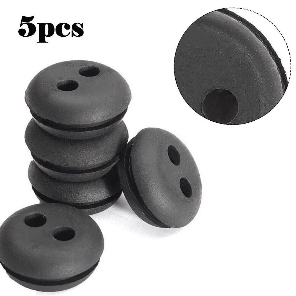 Set of 4 Rubber Grommets for Universal Use (2-Hole)