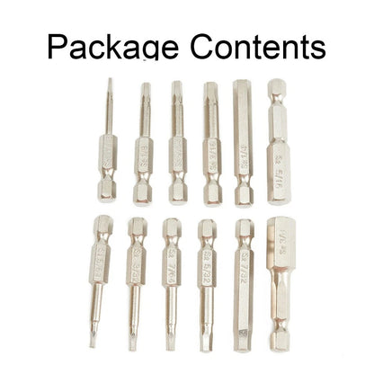 Hex Bit Connector for Quick Change Hexagonal Key 1/16 - 3/8 Inch