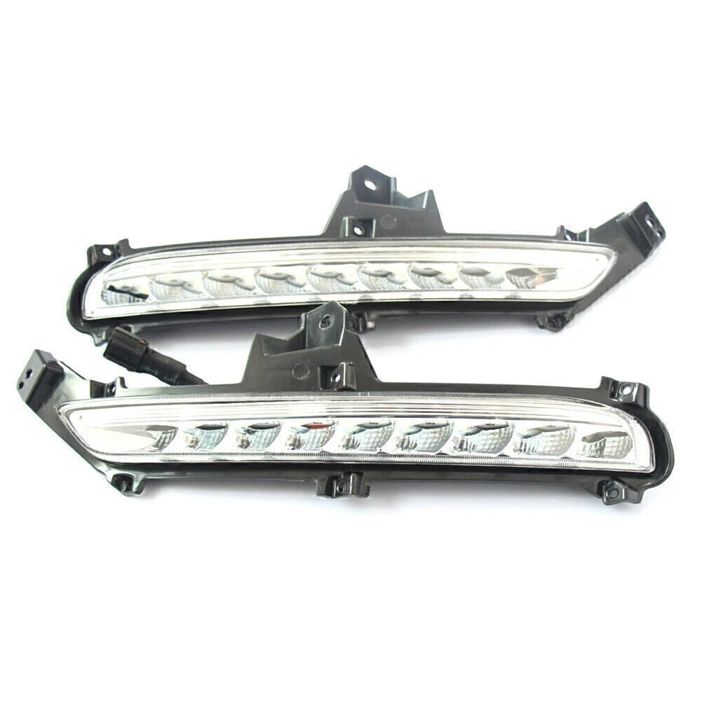 2X LED Daytime Running Lights for KIA K2 (2015–2016) DRL Pure White