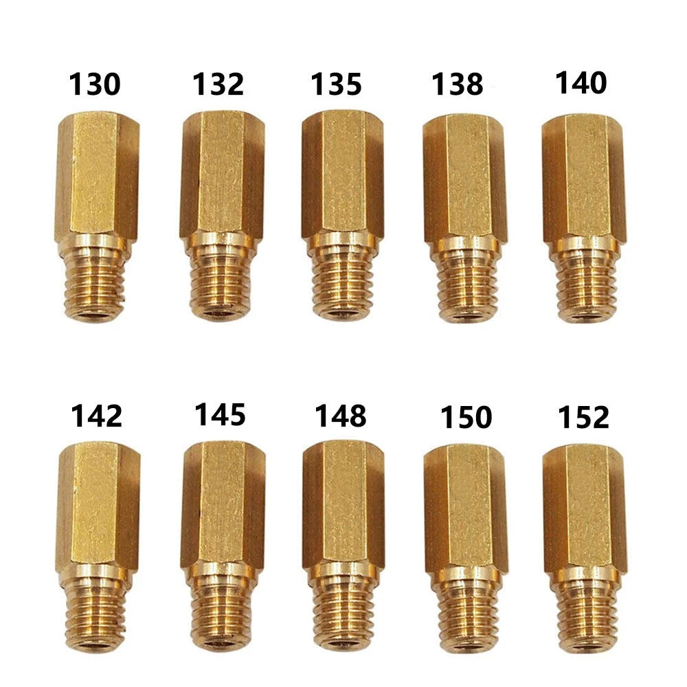 10pcs Carburetor Main Jet Kit for Keihin PWK PE OKO KOSO Carb #130-#152