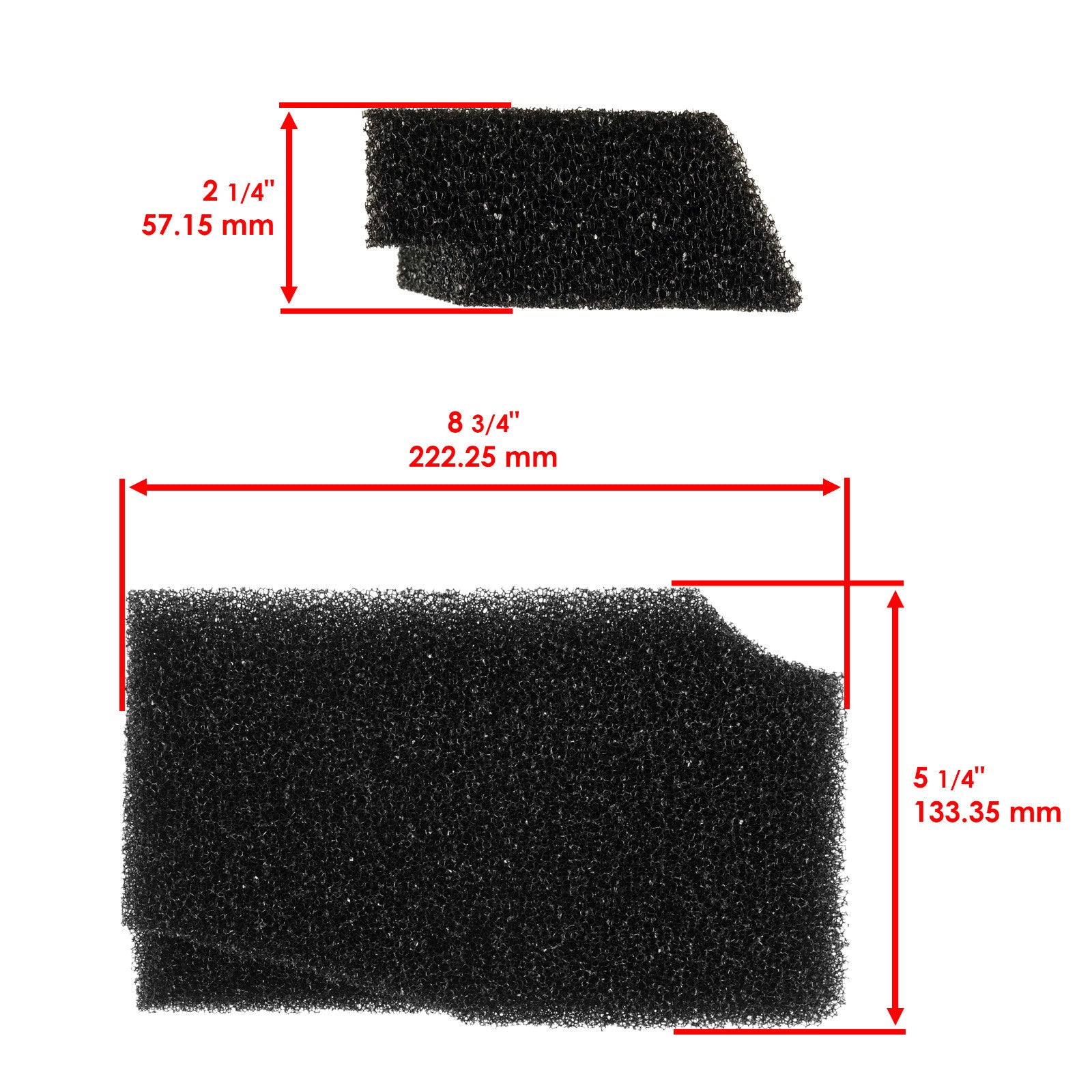 Hood Foam Pre Filter for Polaris XCF XCR 440 1999–2003