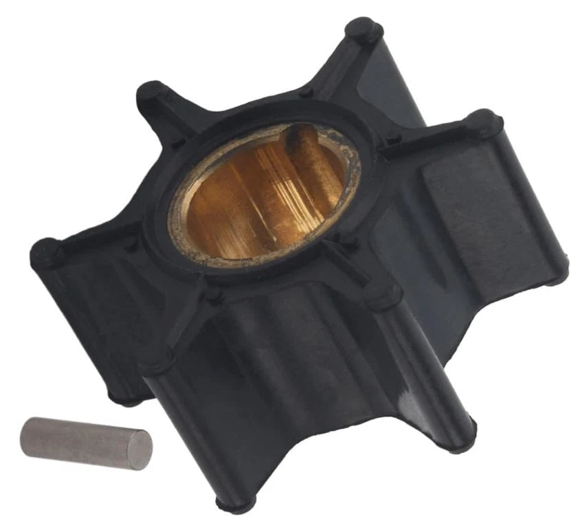 Water Pump Impeller with Pin for Evinrude Johnson 9.9 15 HP Outboard (0386084)