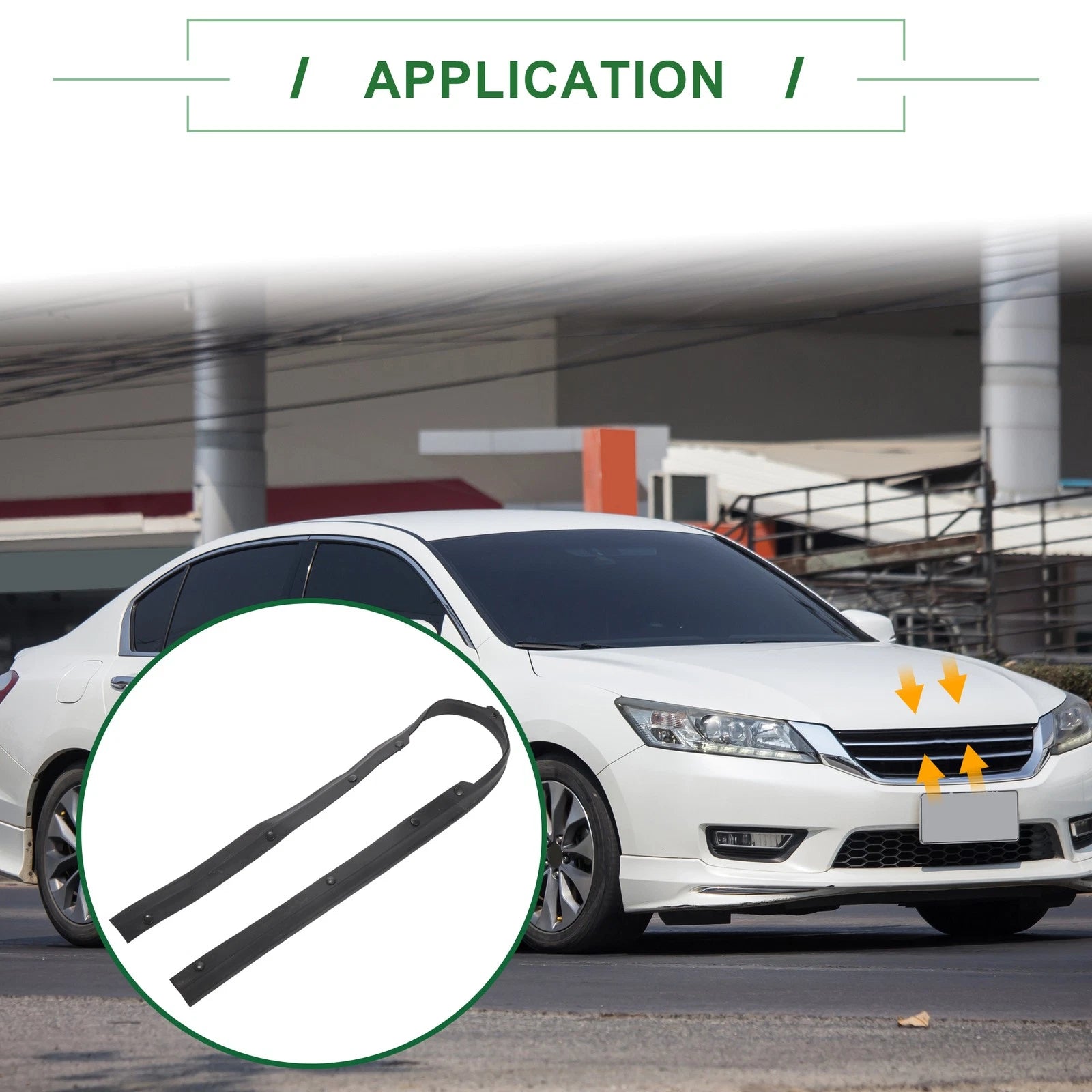 Front Engine Hood Sealing Strip Replacement for Honda Accord (2008–2012)