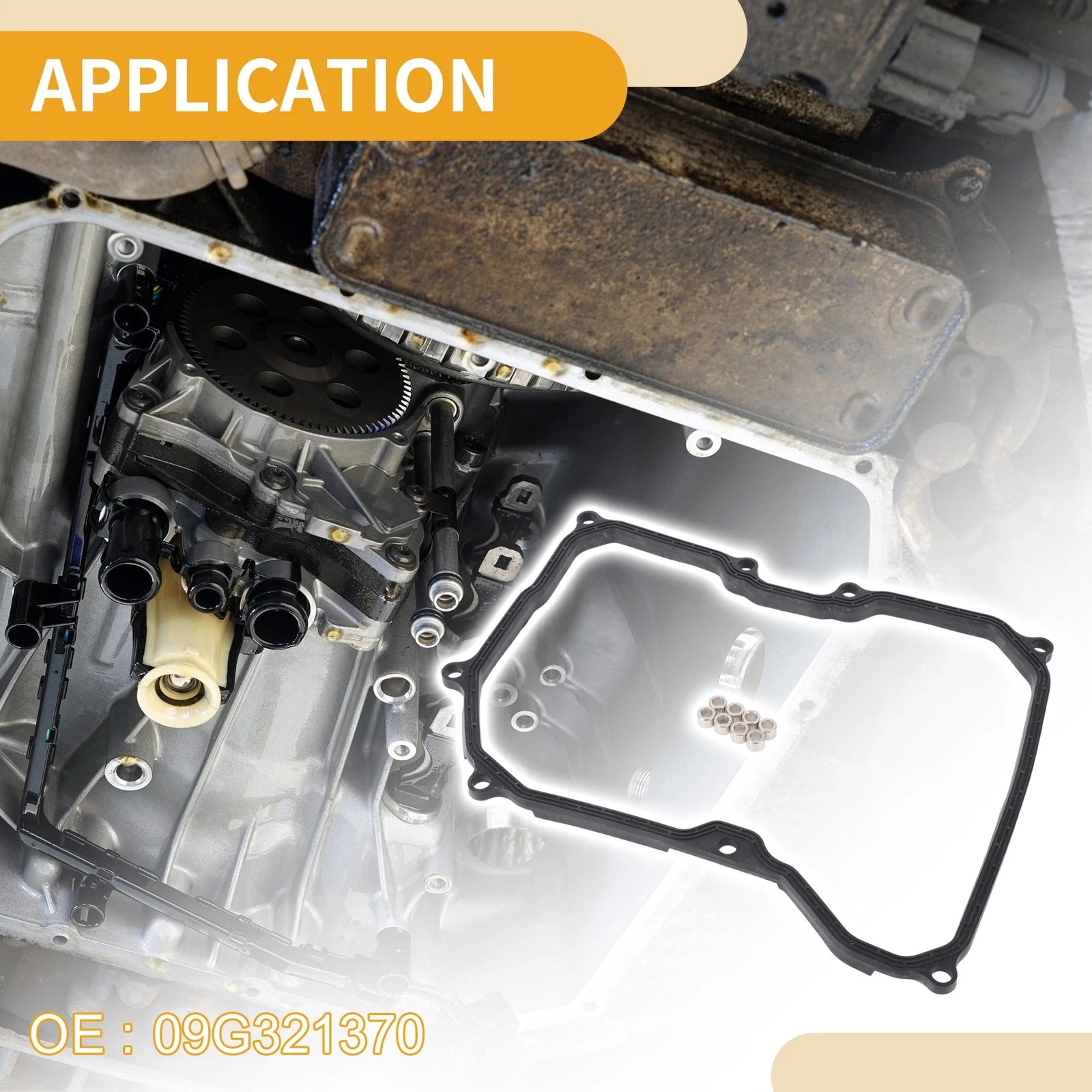 Transmission Filter Oil Pan Gasket Replacement for Volkswagen Beetle (2003–2019)