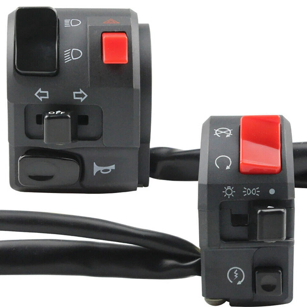 7/8" Handlebar Horn Button Turn Signal Fog Light Controller for Motorcycle