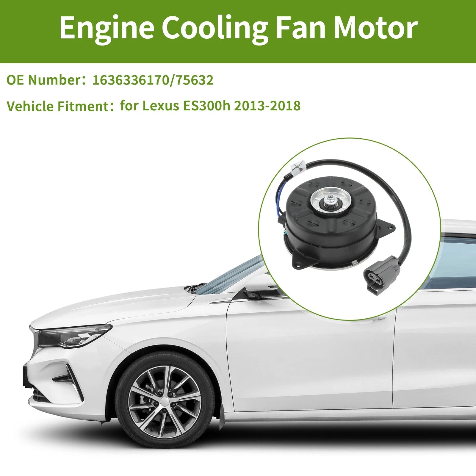 Radiator Fan Motor Replacement for Lexus ES300h (2013–2018)
