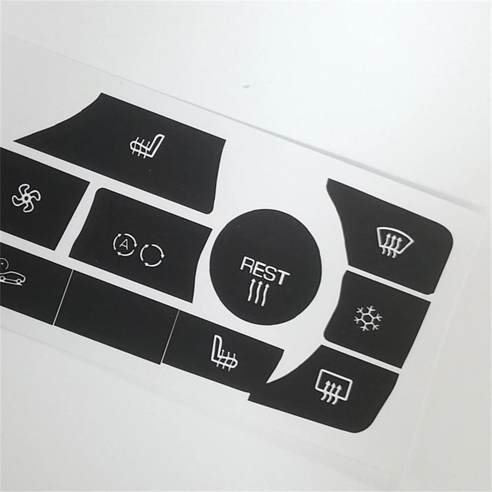 A/C Control Button Decal Sticker for BMW 3 Series E90 E91 E92 (2006–2011)