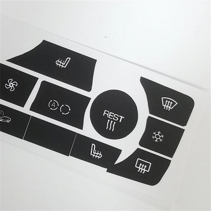 A/C Control Button Decal Sticker for BMW 3 Series E90 E91 E92 (2006–2011)