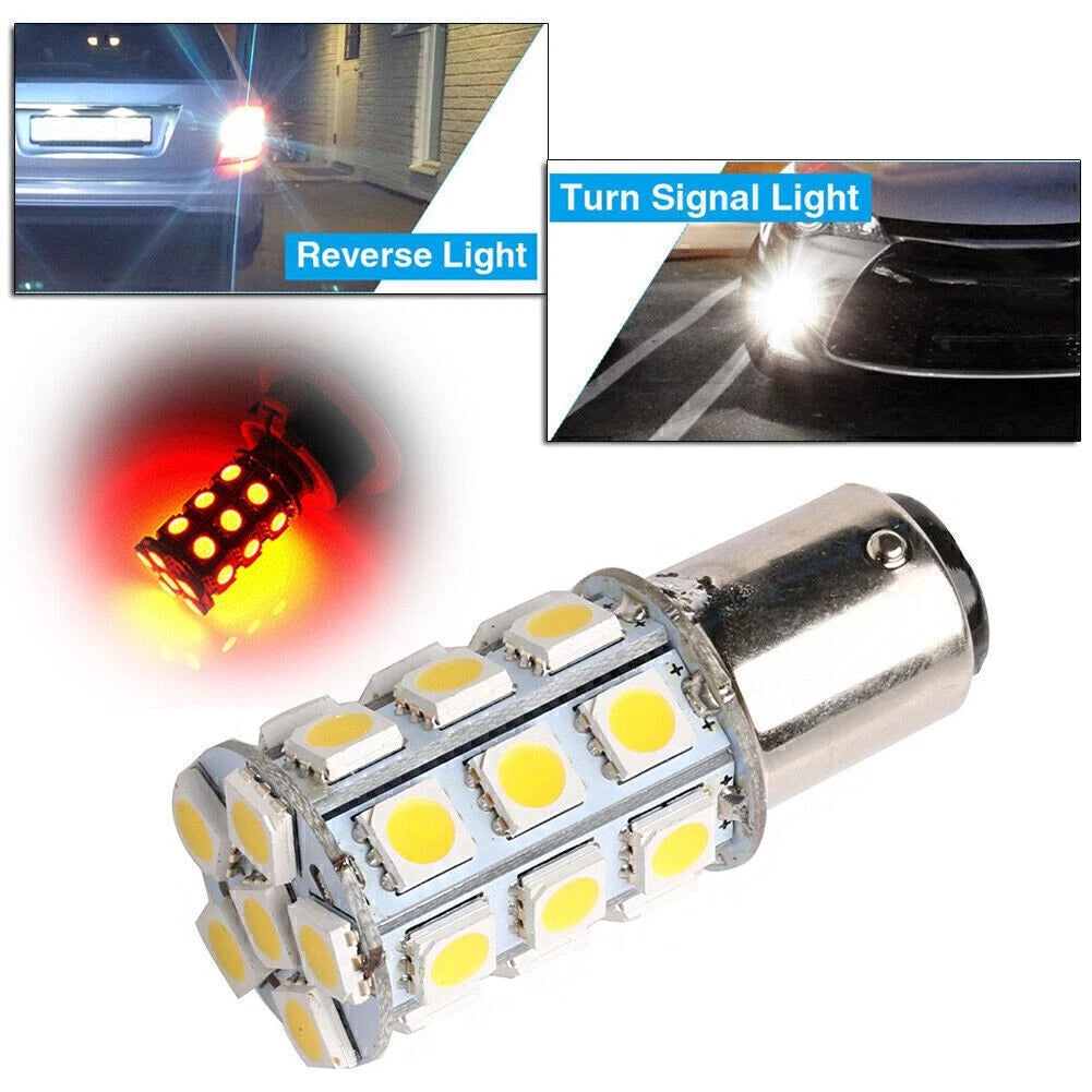 Turn Signal Light BA15D for Car (SMD Blue/White/Red)