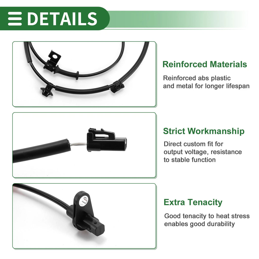 ABS Wheel Speed Sensor Front for Hyundai Elantra (2012–2016)