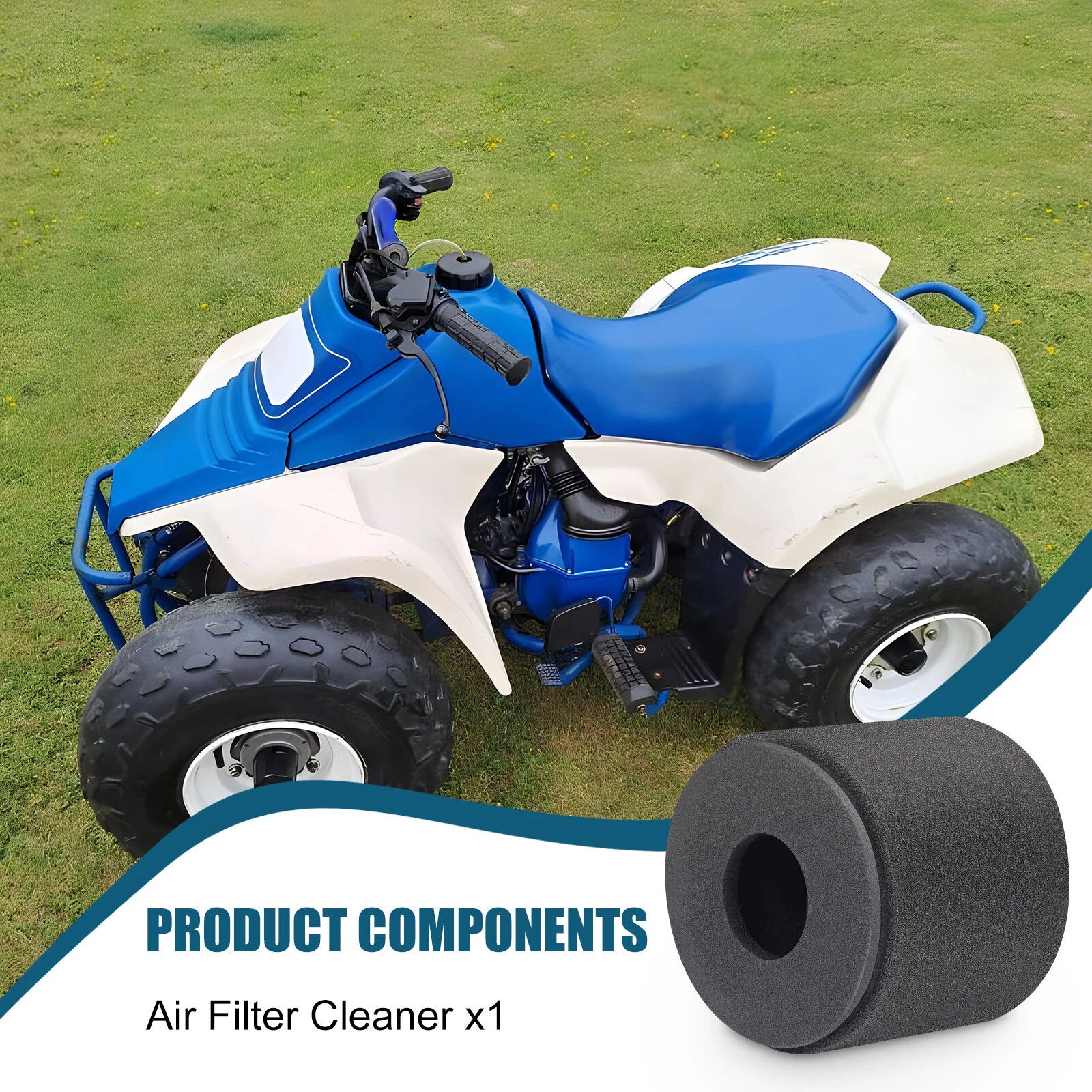 Air Filter Cleaner for Suzuki QuadSport 80 LT80 (1987–2006) 13780-40B00 13784-40B00