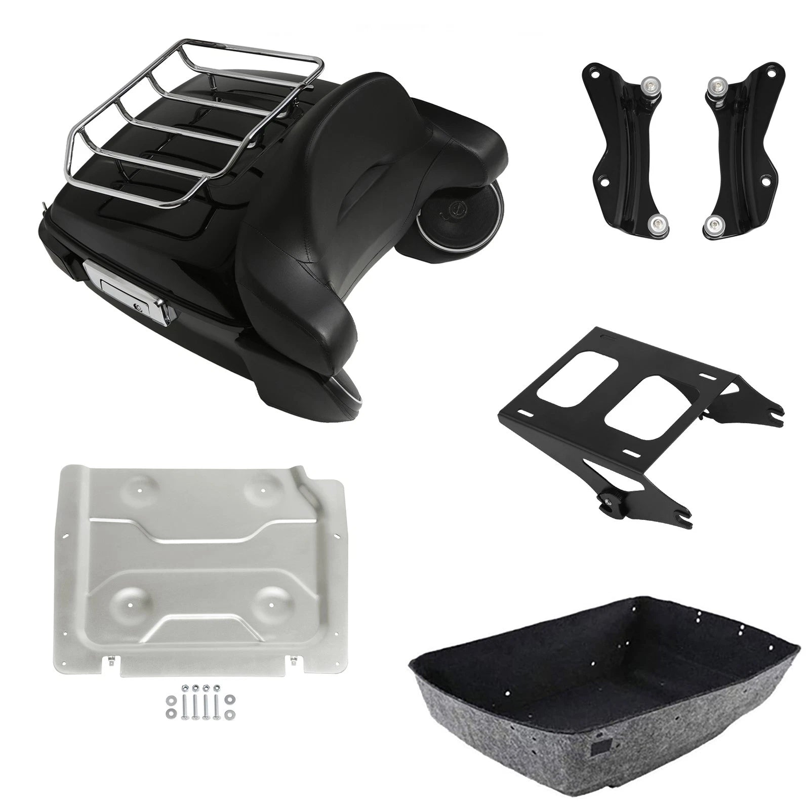 LED Light Speakers Mount Plate for Harley Touring (2014–2026)