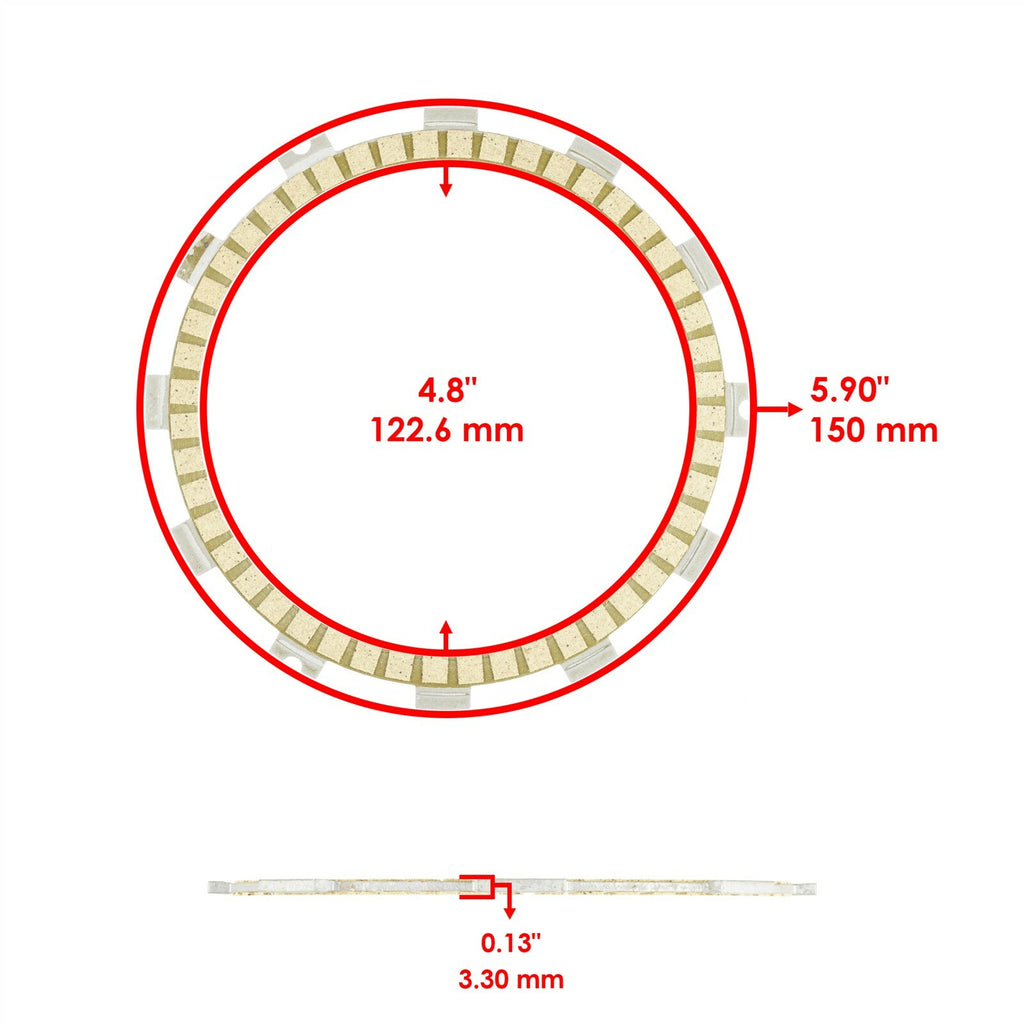 Clutch Friction Plates Replacement for Suzuki DL650 V-Storm 650 (2004–2019)