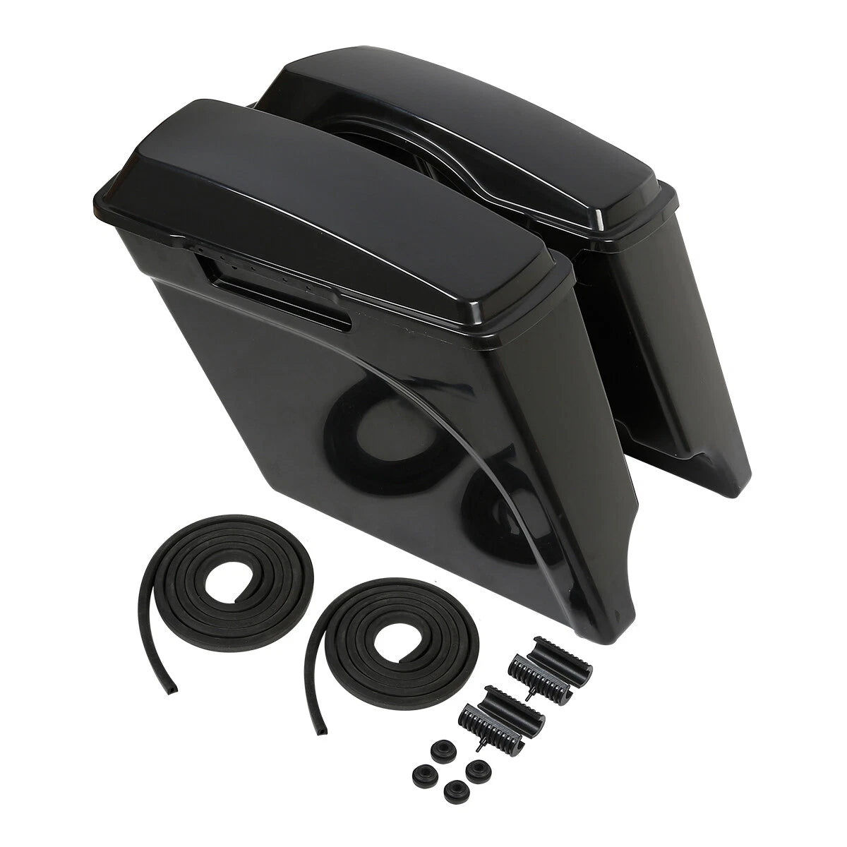 5" Stretched Extended Hard Saddlebags for Harley Electra Glide (1993–2013)