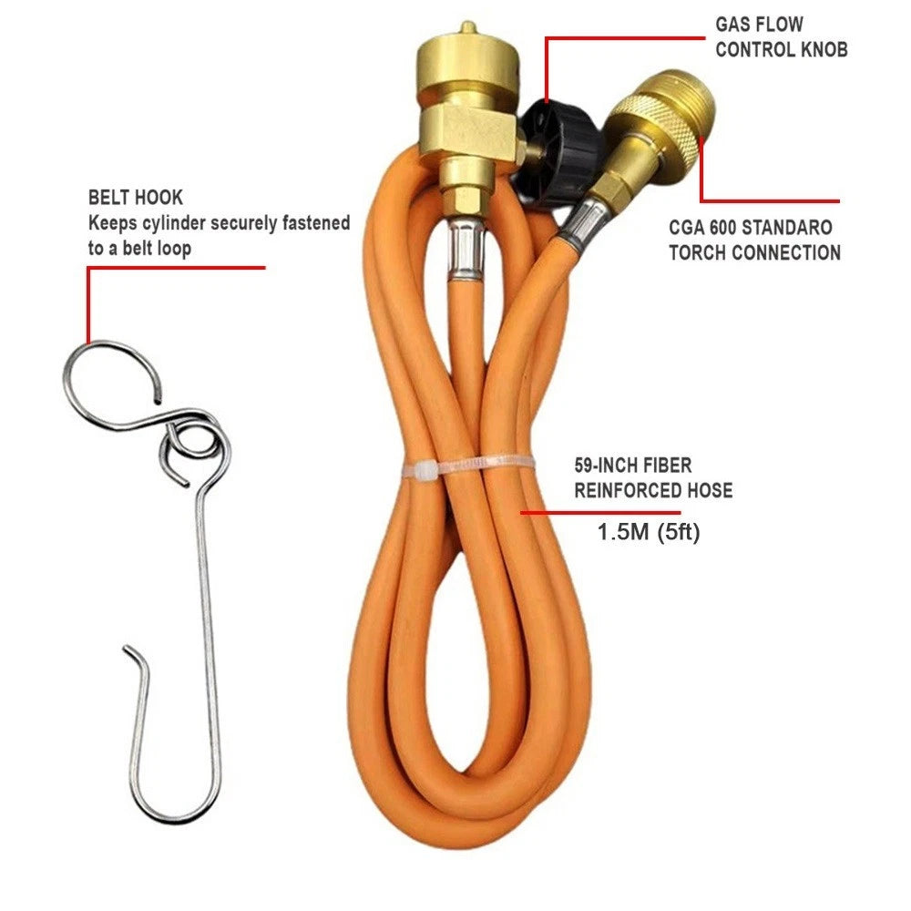 Gas Braze Welding Torch Hose Kit for CGA600