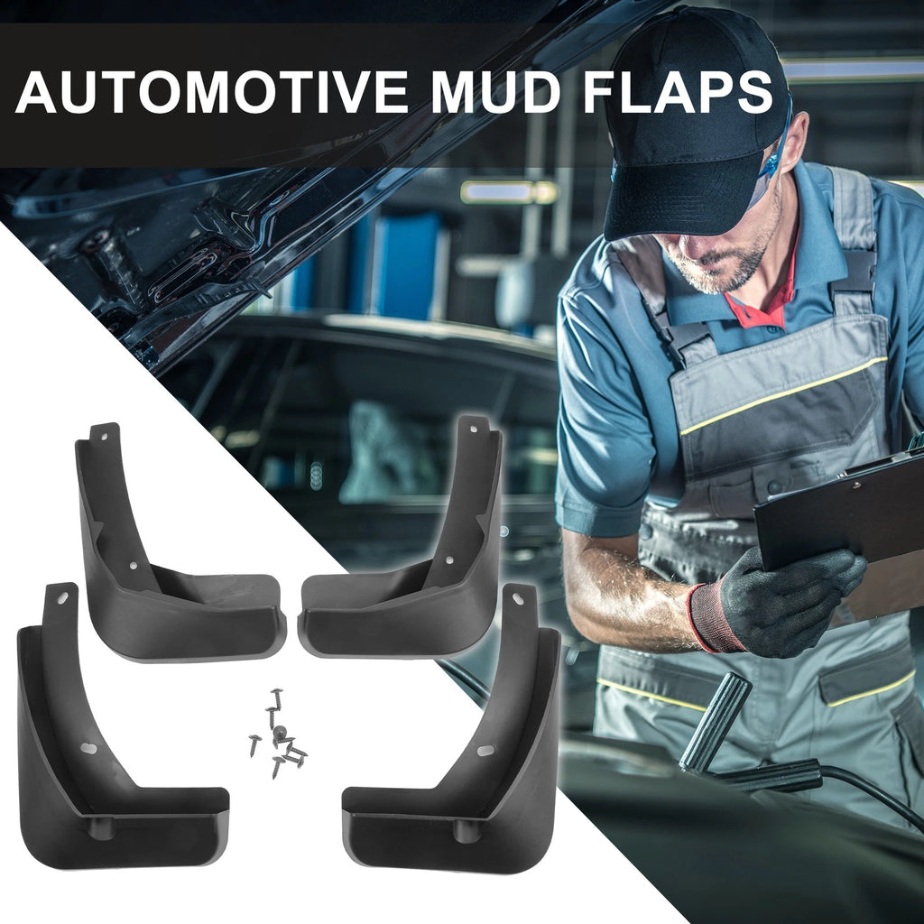 Front Rear Side Mud Flap Splash Guards for Volkswagen Golf (2015–2017)