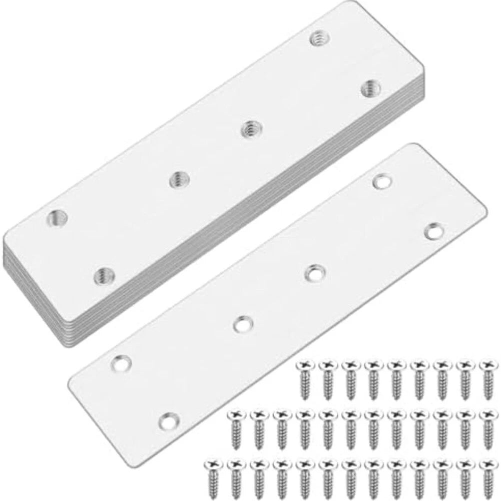Flat Piercing Connectors for Furniture Repair - Rust-Resistant, Seamless Installation