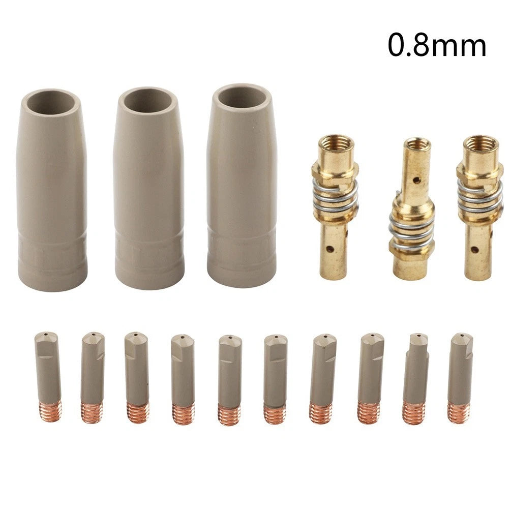 16PCS 0.8mm Protection Nozzle Coating for 15AK Welding Equipment