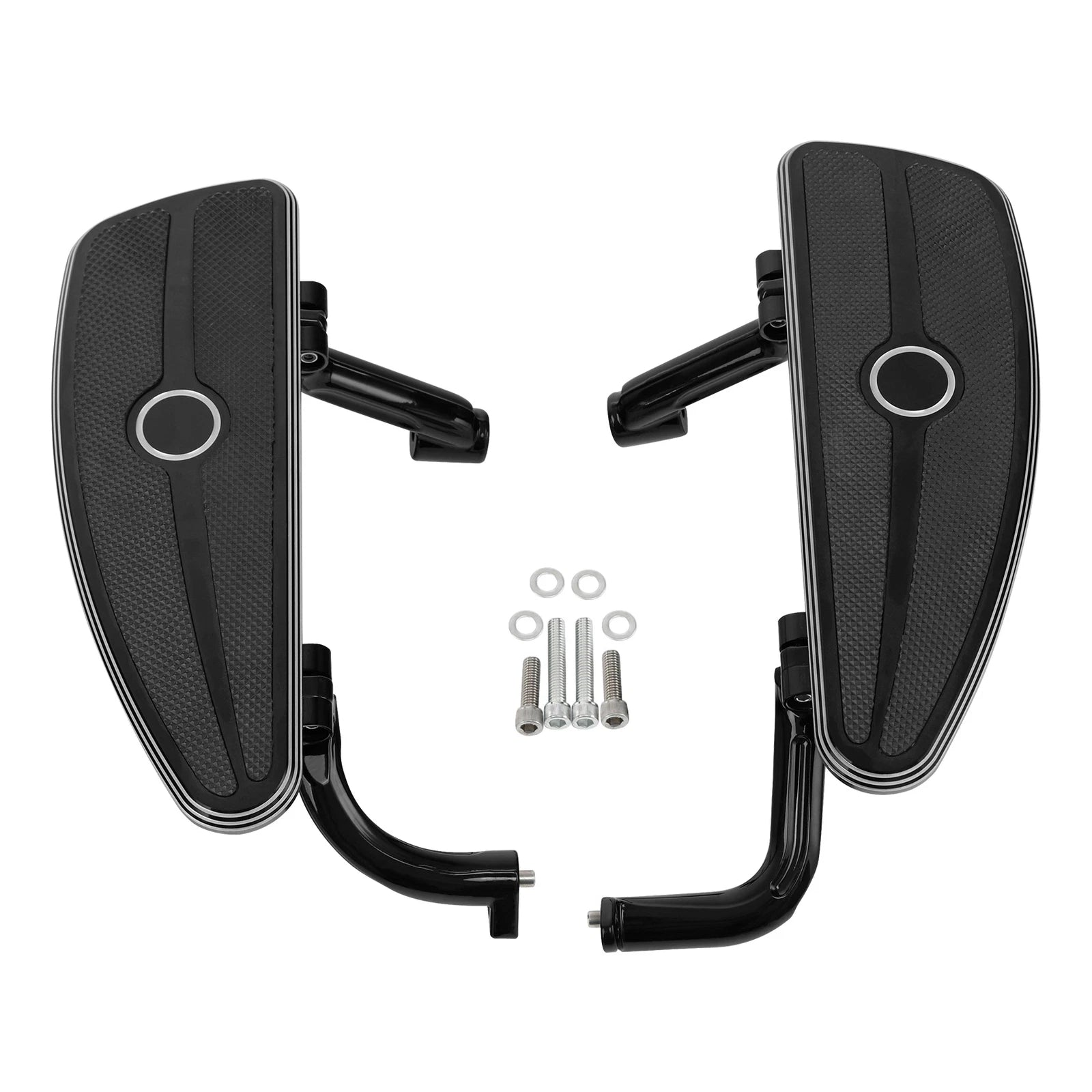 Half-Shield Rider Footboard Mount Bracket for Harley Touring (2014–2024)