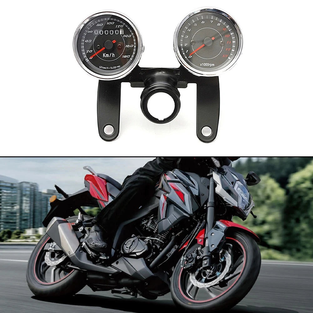 Digital Tachometer and Speedometer for Motorcycles (0-180km/h, Waterproof)