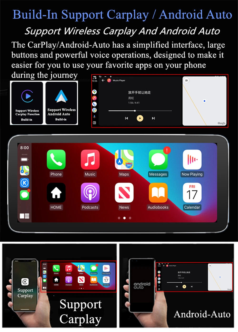 12.3'' Android Car Stereo Radio Navigation for Chevrolet Cruze (2008–2016)