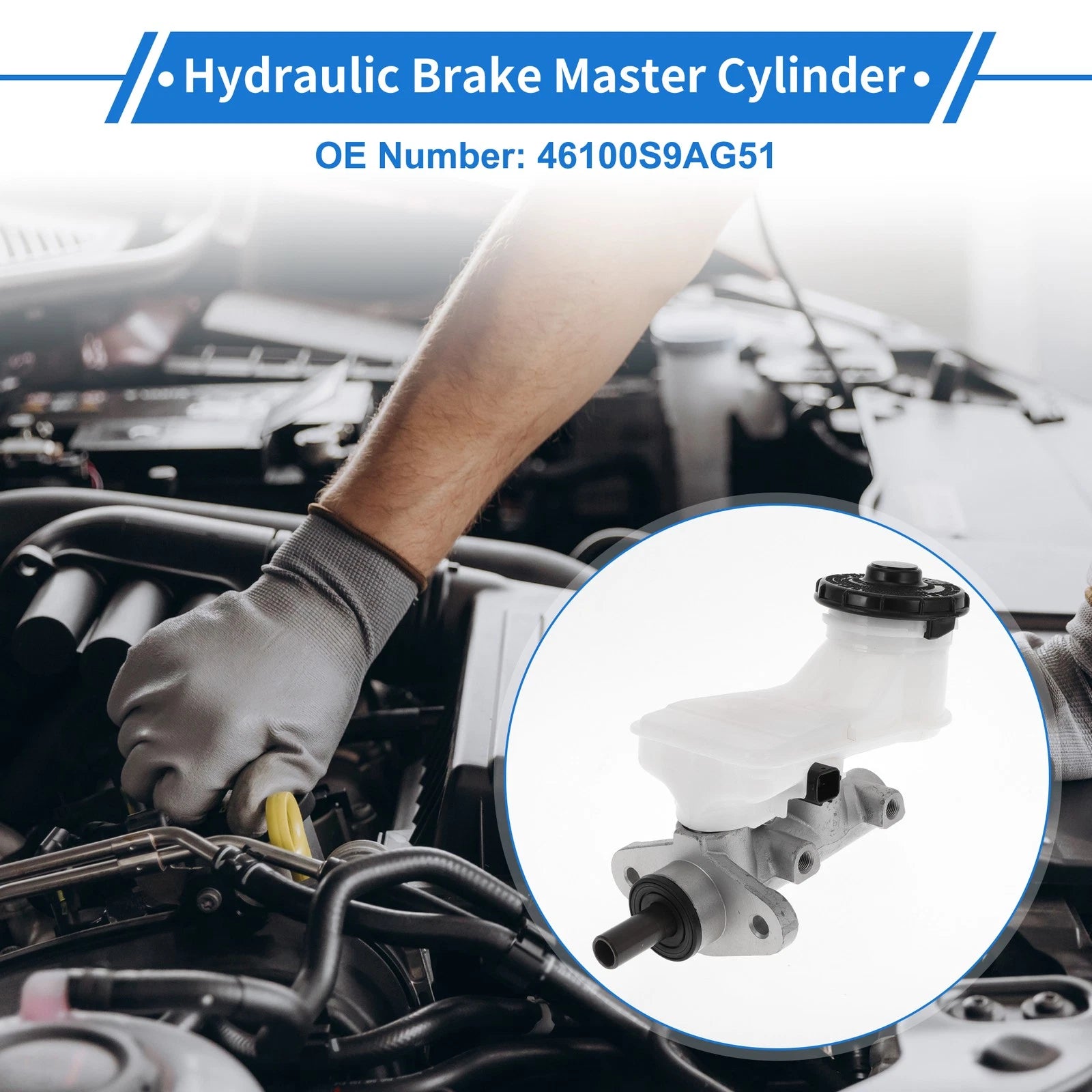 Brake Master Cylinder with Reservoir for Honda CR-V (2002–2006)