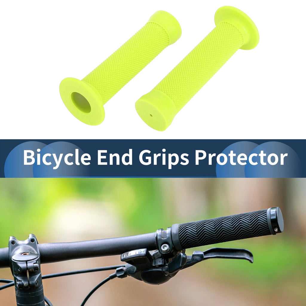 Handlebar Grips Rubber End Covers 130mm for Universal Bike 1 Pair