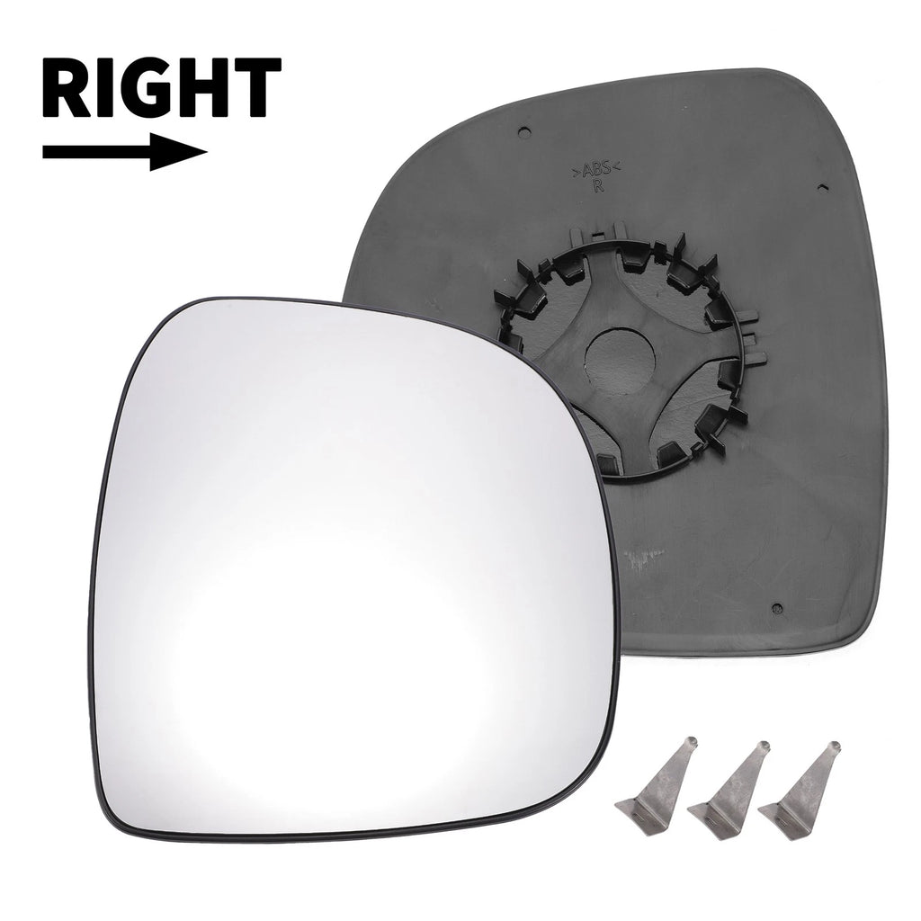 Right Side Mirror Glass Non Heated with Backing for Mercedes Vito (2003–2010)