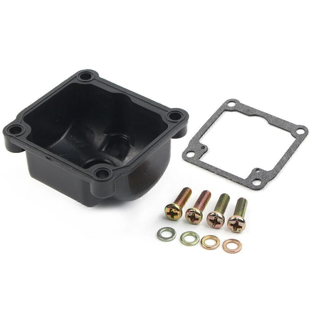 Carburetor Float Bowl Chamber for PHBG Carb 50cc (Transparent, Black Plastic)