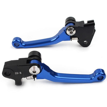 Pivot Brake Clutch Levers for Kawasaki KX250F KX450F (2004–2018) - Blue