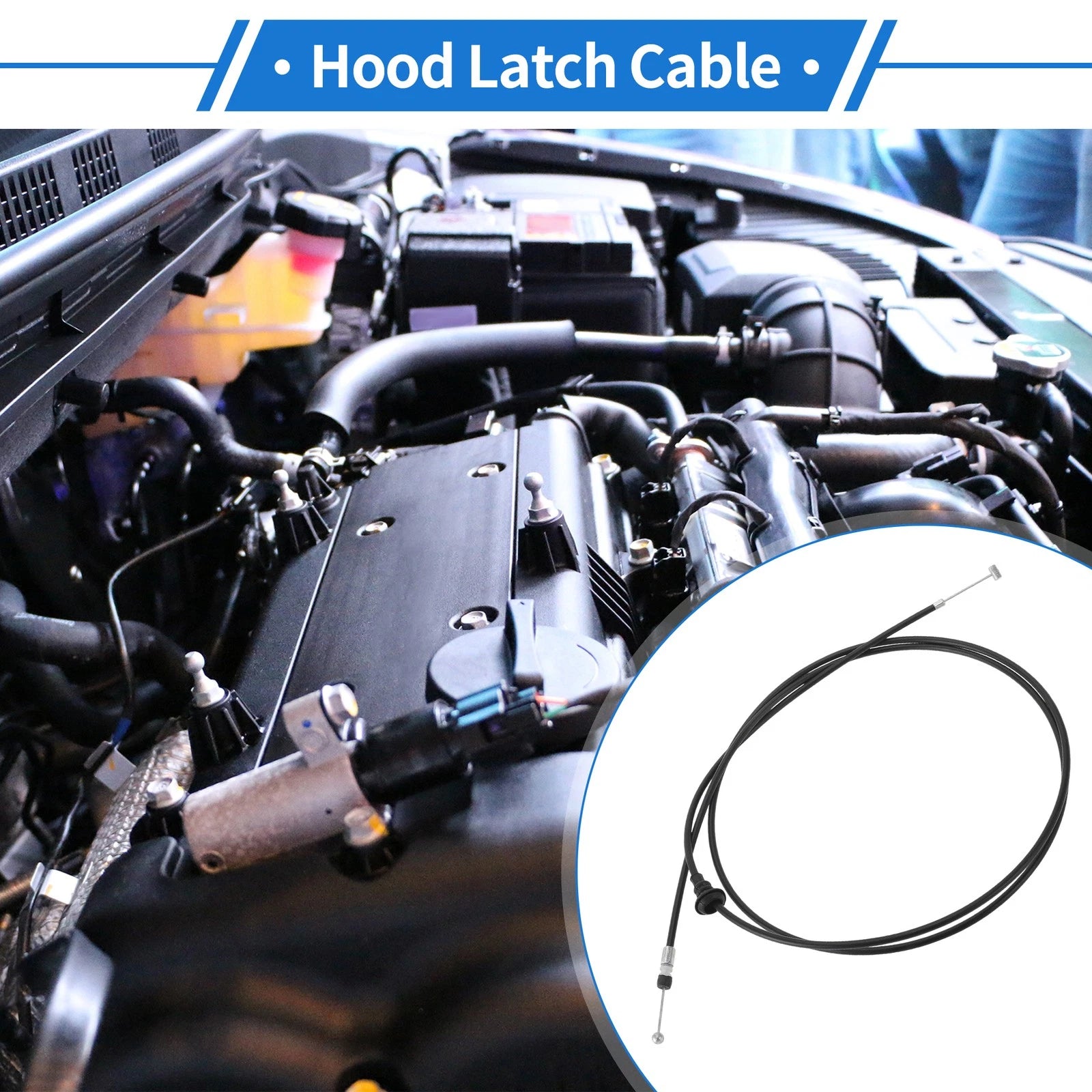 Hood Release Cable for Toyota Corolla (2007–2014) Hood Latch Replacement