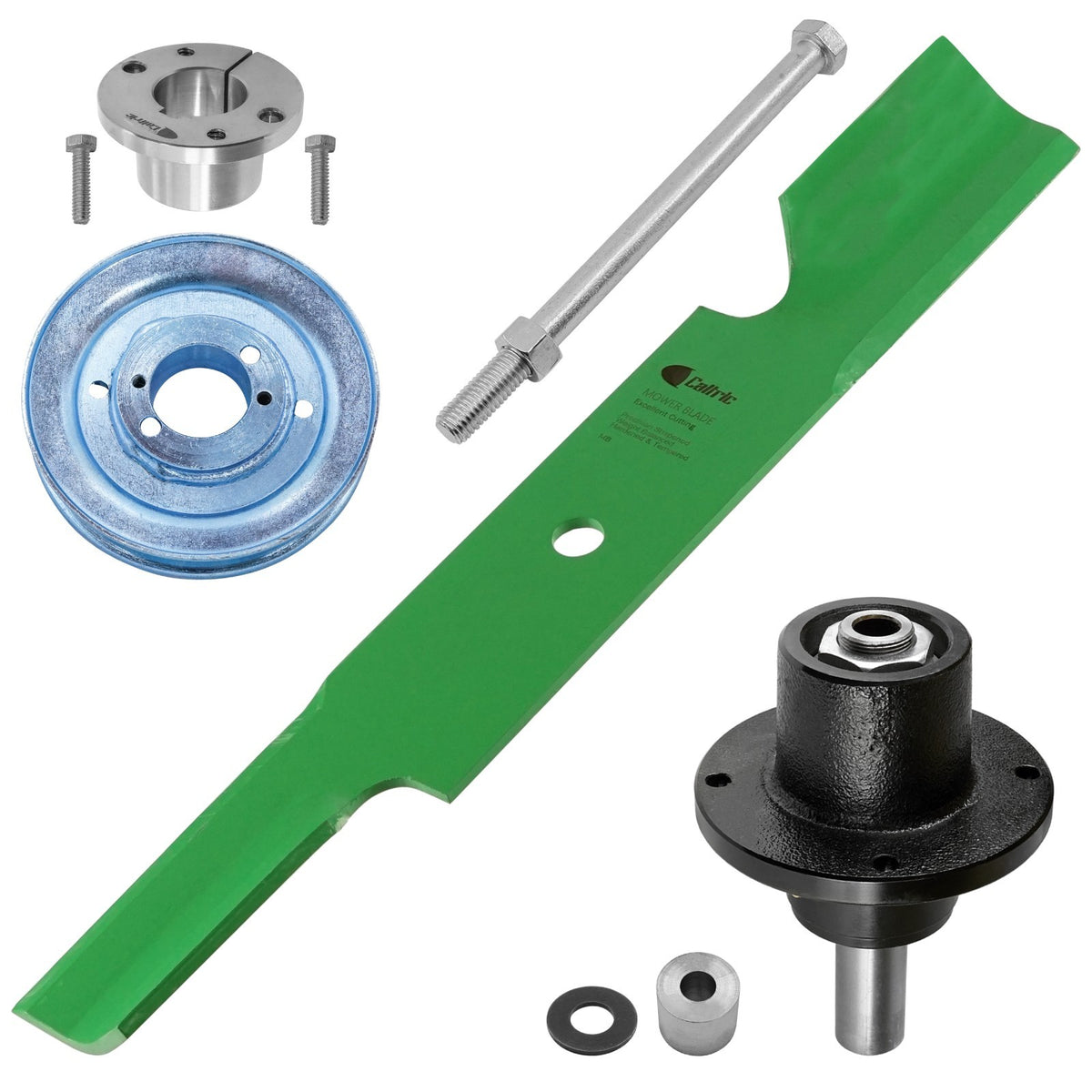 Deck Spindle Blade and Pulley Replacement for Scag Tiger Cub (2012–2016)