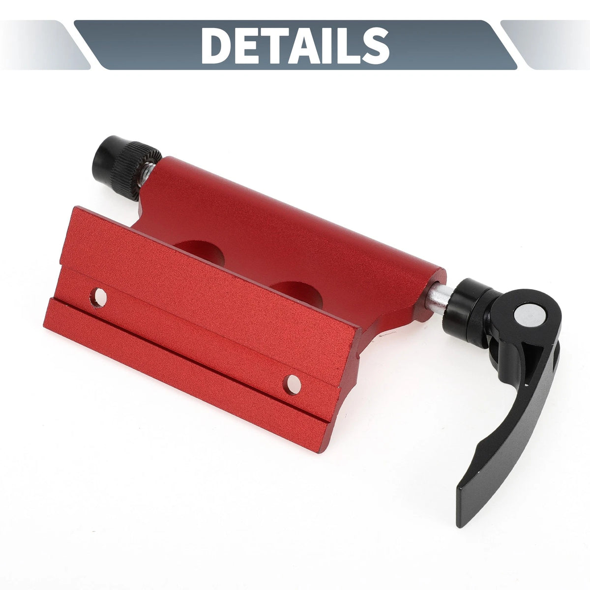 Set of 1 Quick Release Bike Fork Mount Rack for Roof Carrier - Red