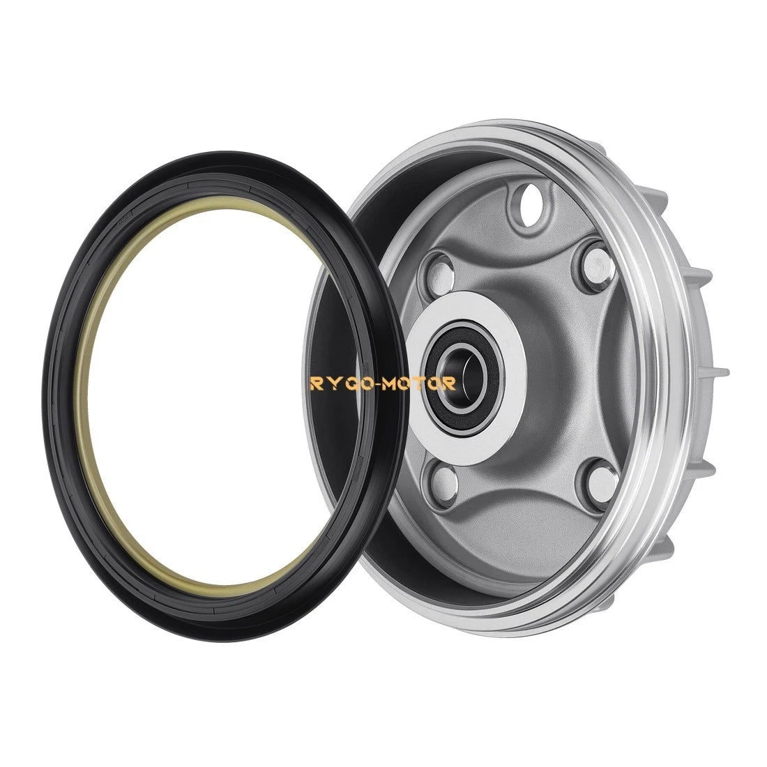 Front Brake Drum with Seal for Honda Rancher 350 TRX350TM (2000–2006) #44600-HN4-670