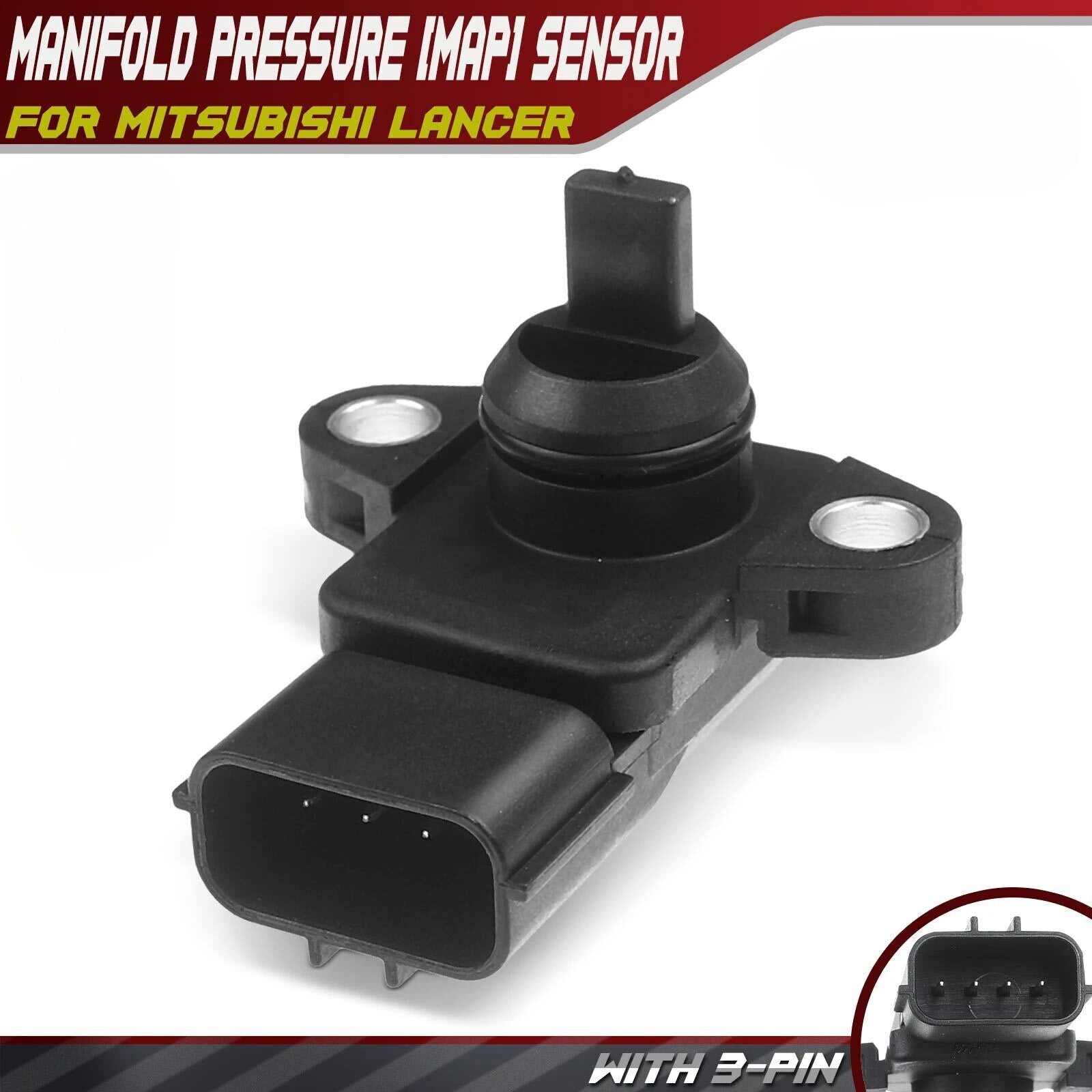 Manifold Absolute Air Pressure Map Sensor for Mitsubishi Lancer (2002–2007) MN143855