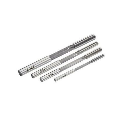 4 Pieces Machine Reamer Set H7 HSS 1/8 3/16 1/4 5/16 Inch