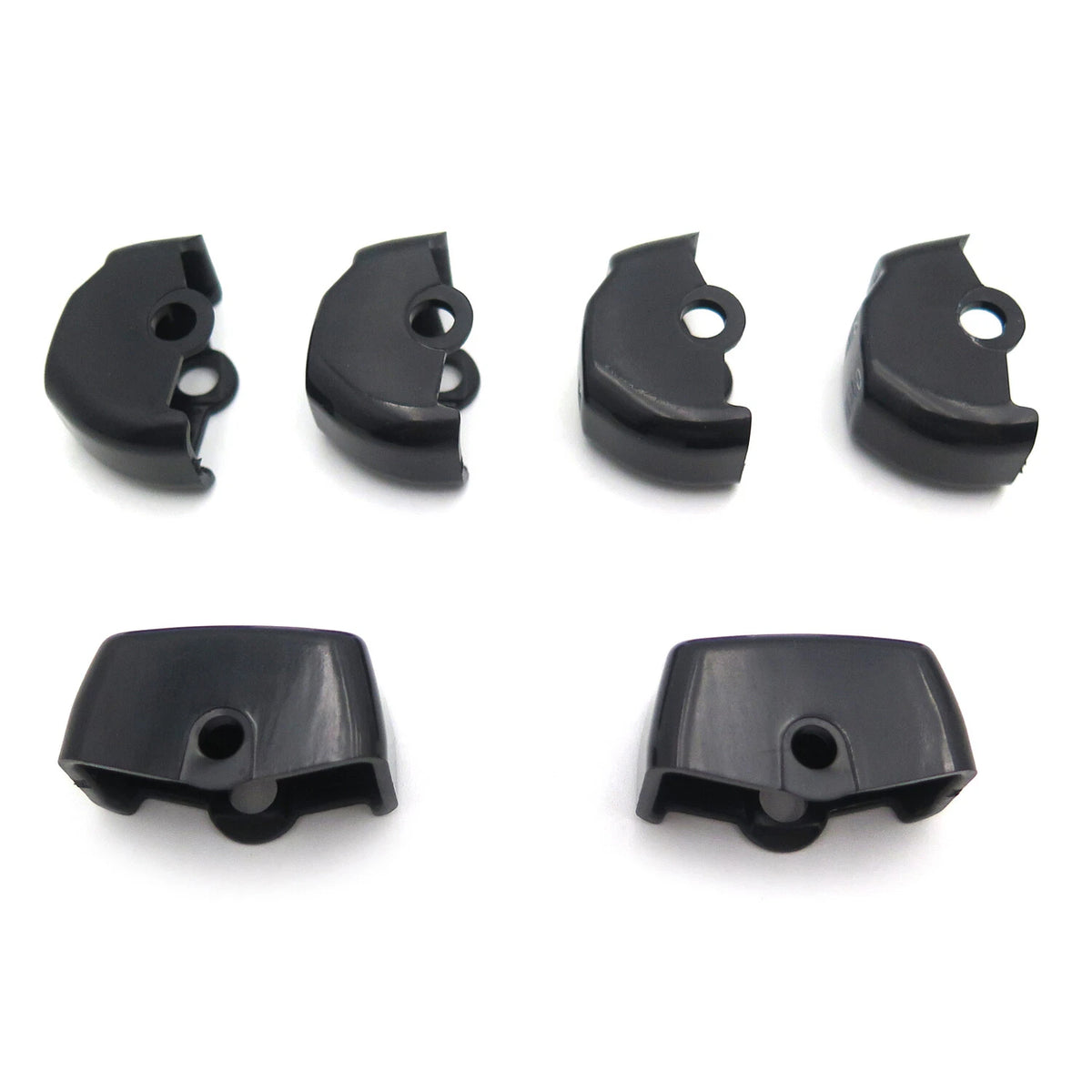 Black Hand Controls Switch Button Covers for Harley Davidson Softail (2011)
