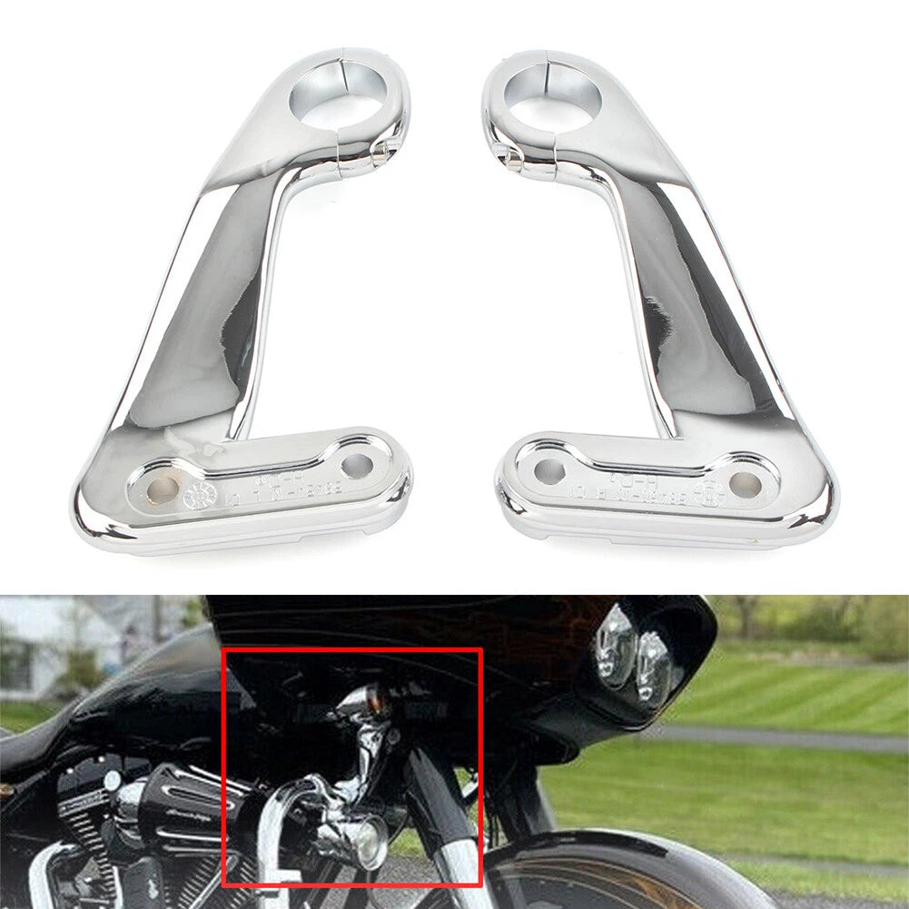 Front Fairing Support Bracket Mount Pair for Harley Road Glide (2010–2013)