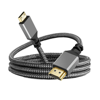 Mini HDMI to HDMI Cable for HDTV Tablet PC Camera (4K/60Hz)