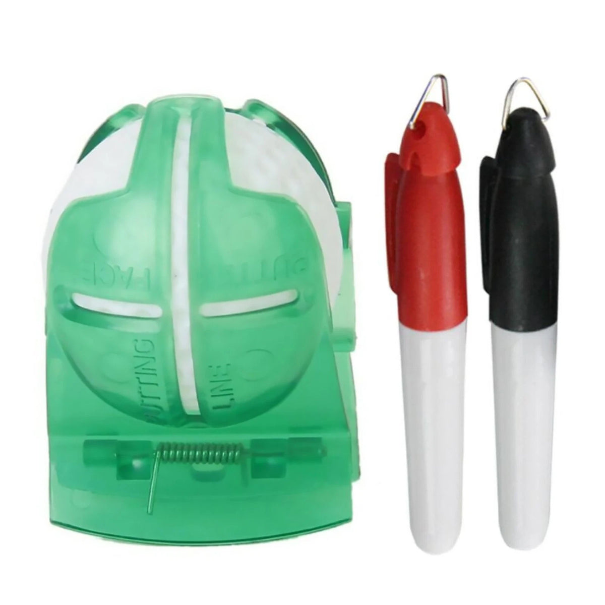 Golf Ball Alignment Marker Pen Set - Triple Track 3 Line