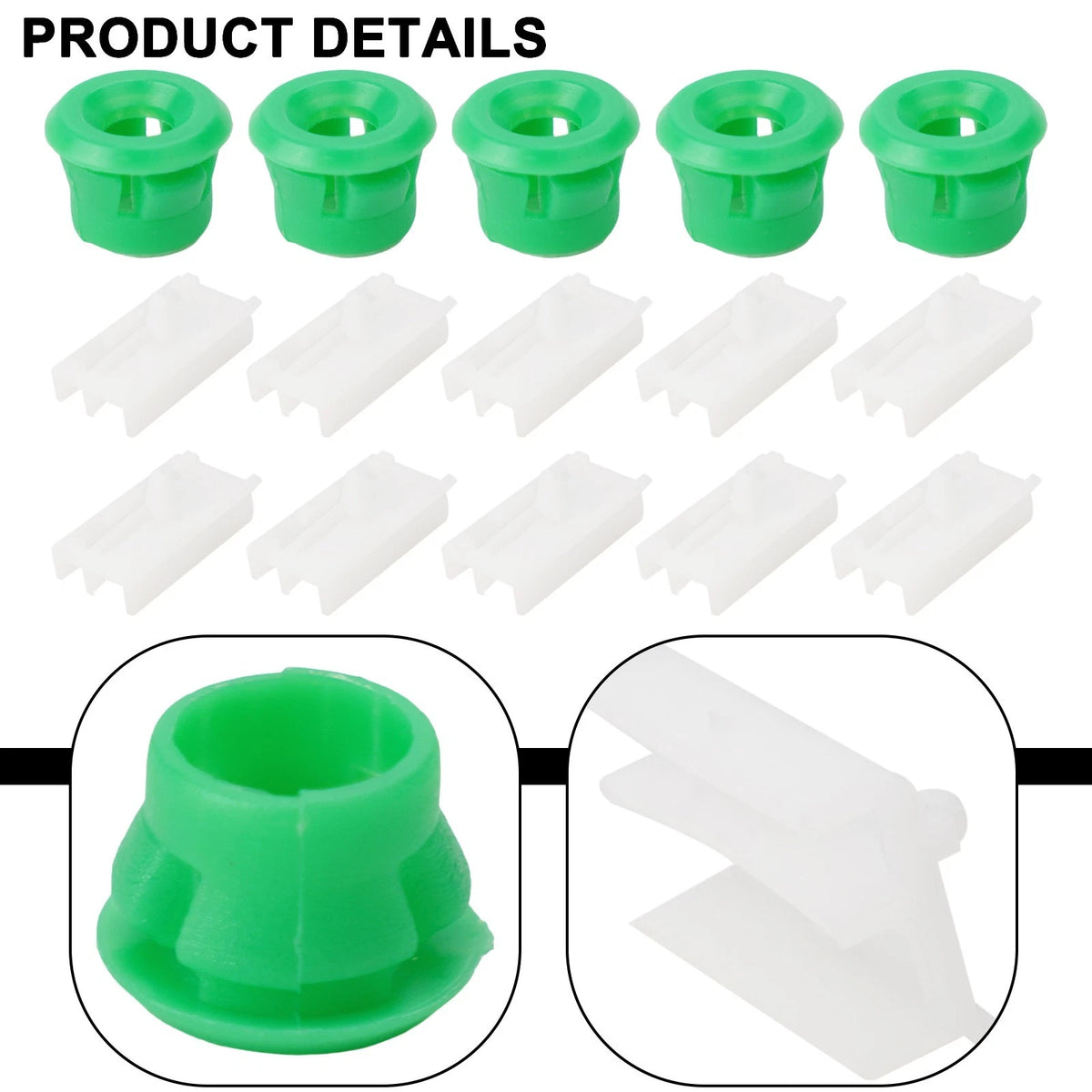 20Pcs Moulding Clip Auto Car For E36 E46 E90 Grommets PA6 Rocker Kit
