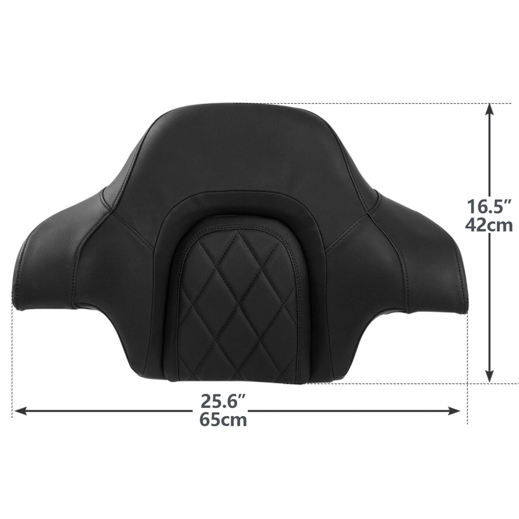 Trunk Backrest Pad for Harley Electra Glide (2014–2024) Black