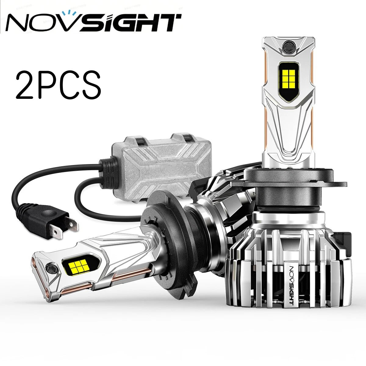H7 LED Headlight Bulb Conversion Kit for NOVSIGHT (6500K, 32000LM, 140W)