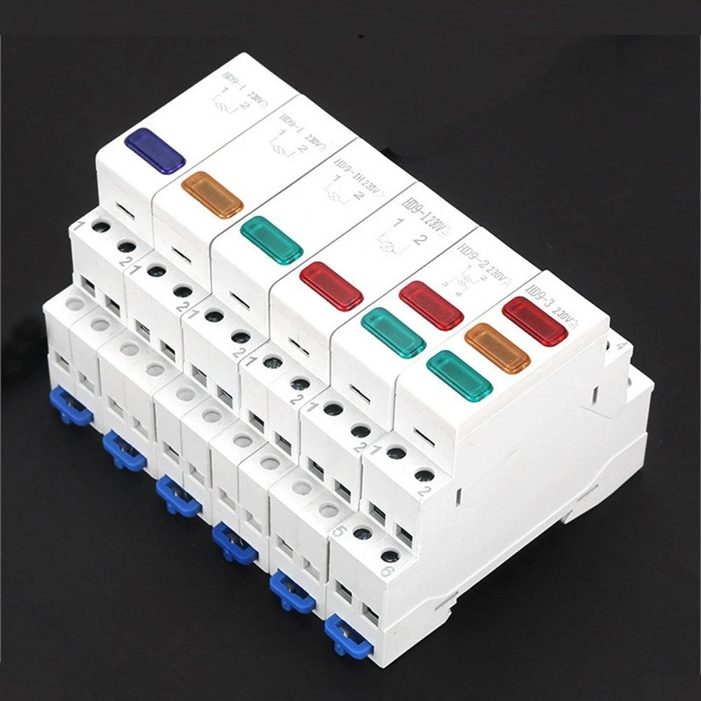 LED Pilot Light for DIN Rail Mounting (230V)