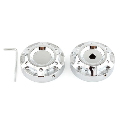 Chrome Upper Fork Stem Nut Cover for Harley X350