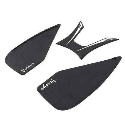 3-Piece Tank Pads Traction Grips Protector for Kawasaki Versys-X 300 (2017–2020)
